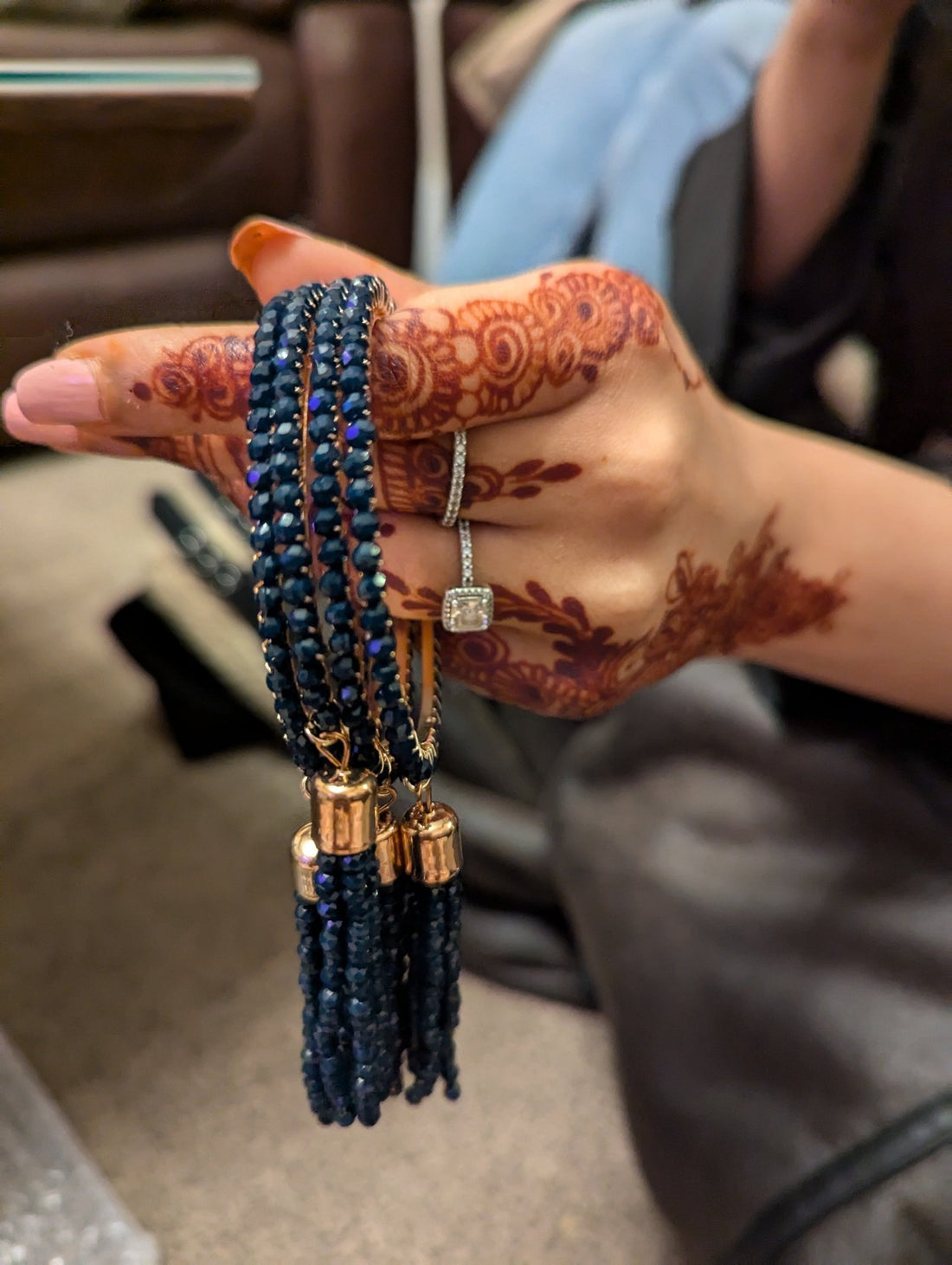 2.6 Stunning hanging beads bangles - KundanByNadia