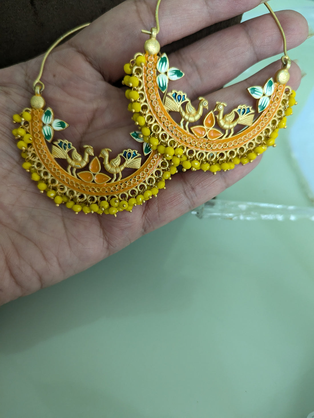 Chaand Bali earrings jewellery set