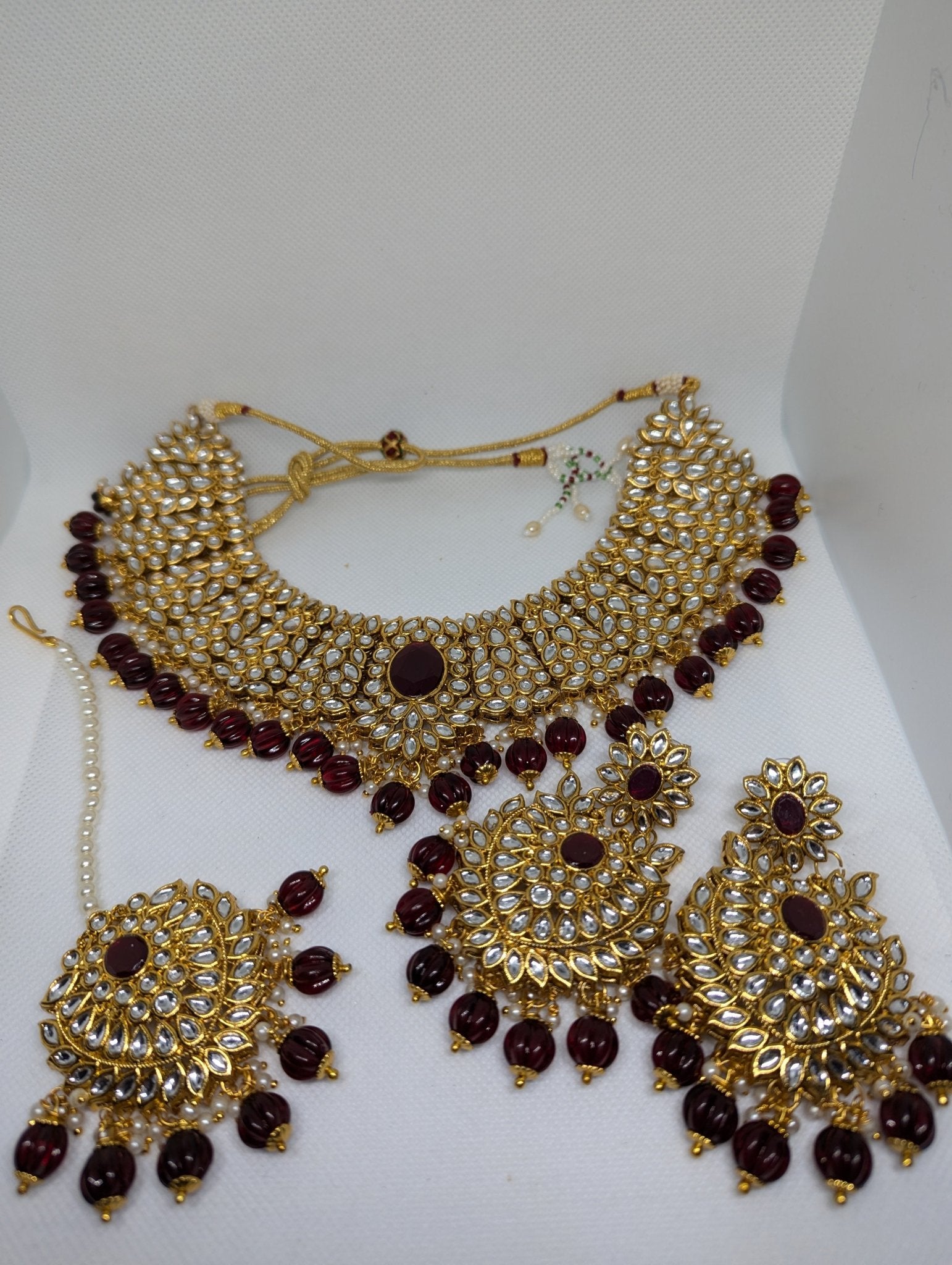 BRIDAL NECKLACE JEWELERY SET - KundanByNadia