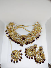 BRIDAL NECKLACE JEWELERY SET - KundanByNadia