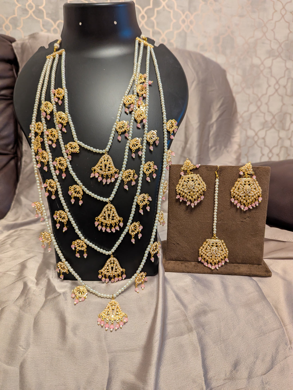 Long Mala Layers Necklace Jewelry