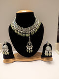 Muse Light Green Kundan Necklace