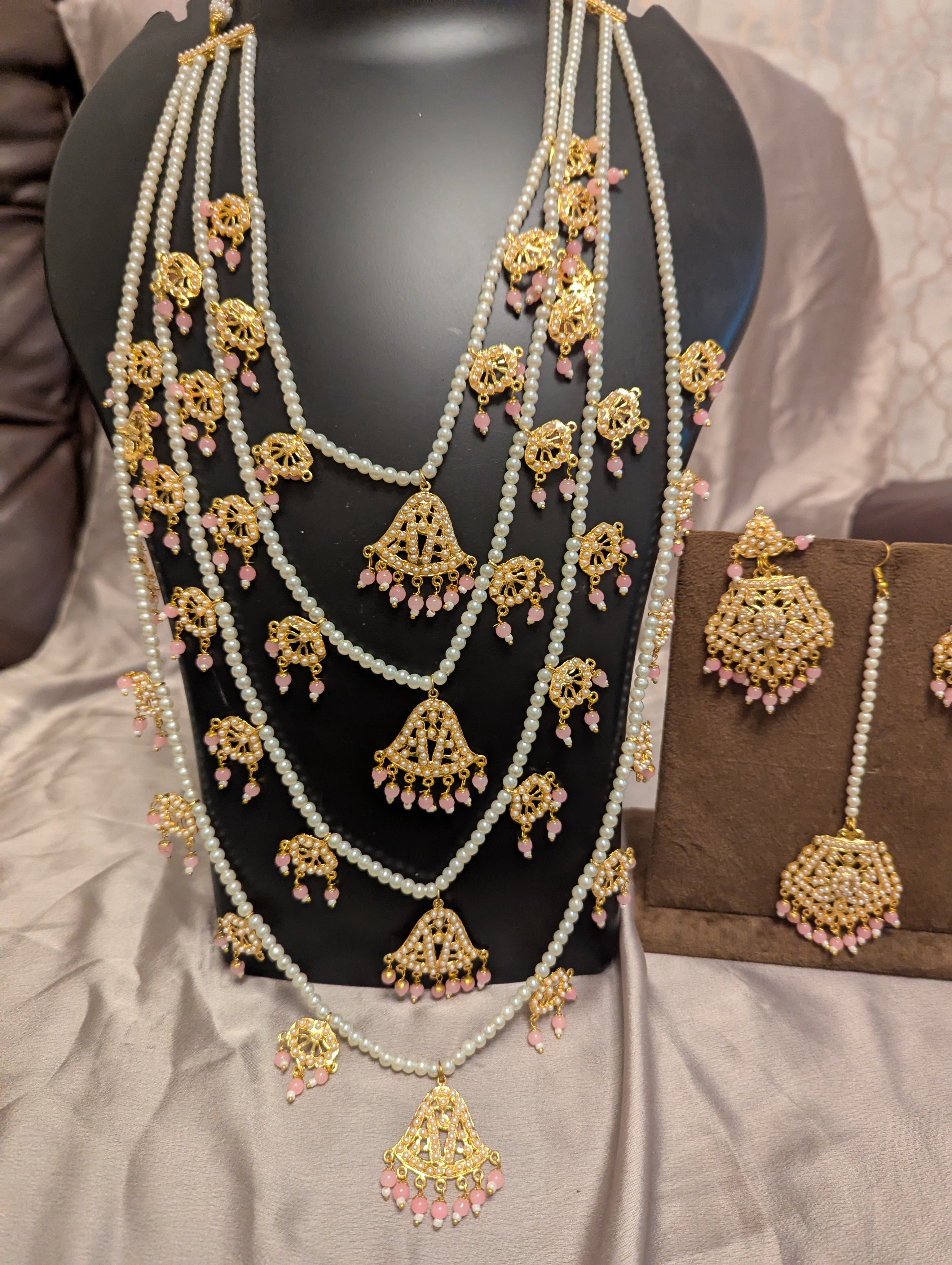 Long Mala Layers Necklace Jewelry