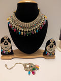 Multicolured Kundan Necklace