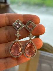 Stunning and stoned earrings jewellery set