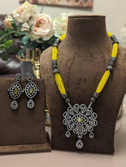 Beautiful mala necklace jewellery set