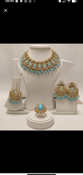 Blue Kundan Necklace