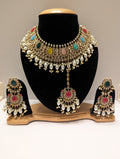Multicolured Kundan Necklace
