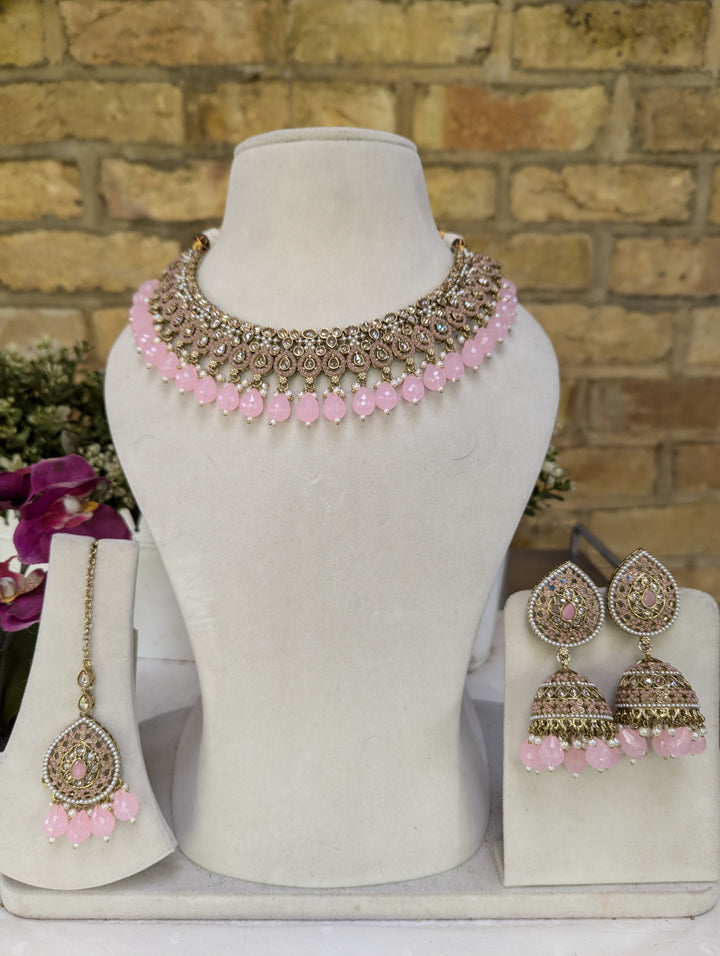 678/79 bridal necklace jewellery set for stunning choker