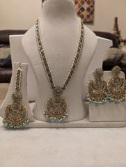 57/60/61 long mala haar beautiful kundan necklace jewellery set