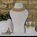 Yellow Kundan Necklace