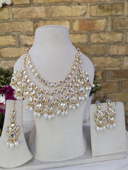 6/7/11/12/13 stunning chokkar necklace jewellery set for bridal beauty oversized