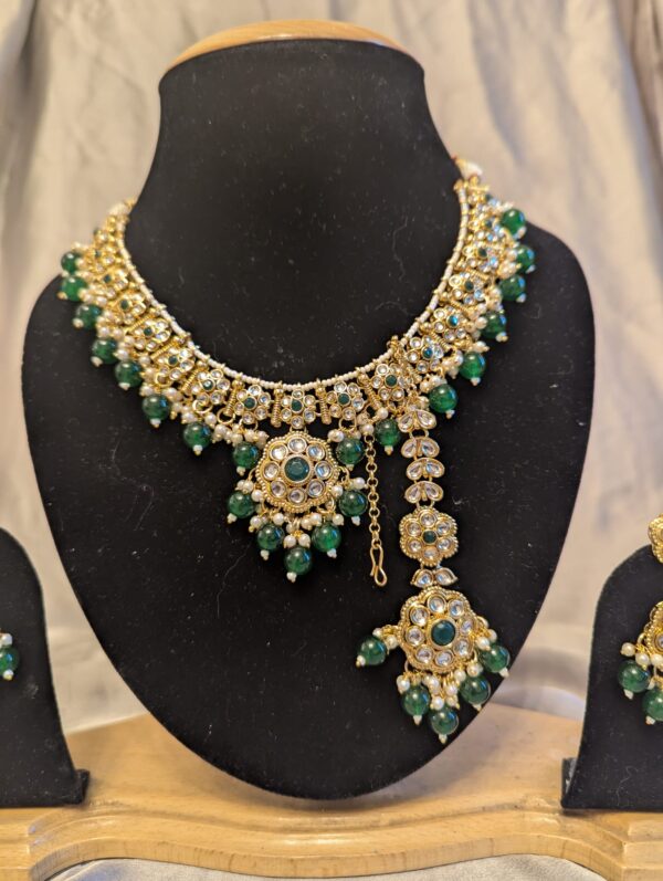 Red Bridal Necklace – Royal Elegance for Your Special Day