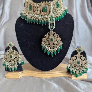 Red Bridal Necklace – Royal Elegance for Your Special Day