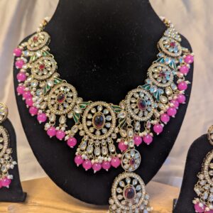 Red Kundan Necklace – Regal Charm with Timeless Craftsmanship